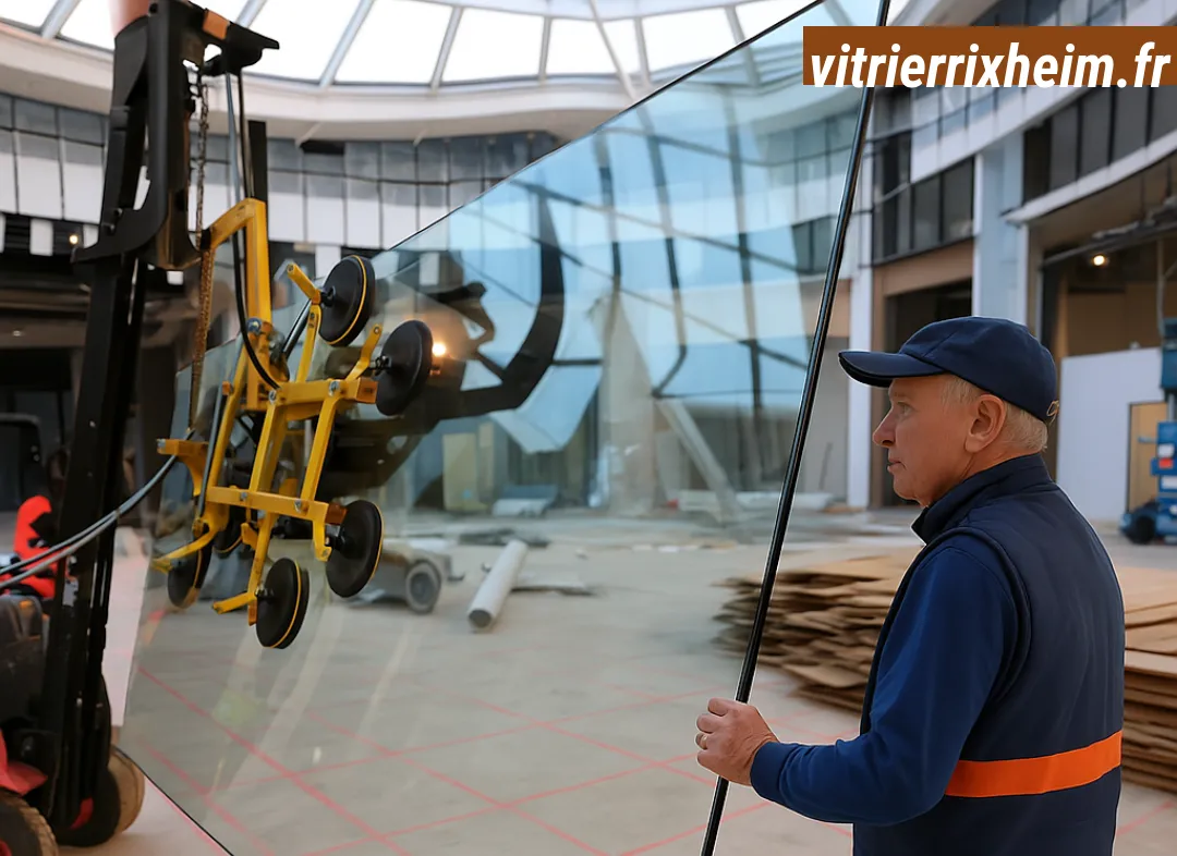 Remplacement de vitrine magasin Rixheim